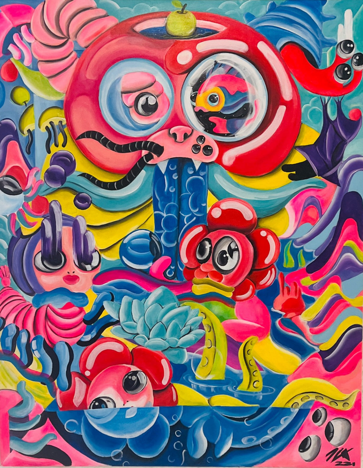 Taller de pintura estilo Acromyx